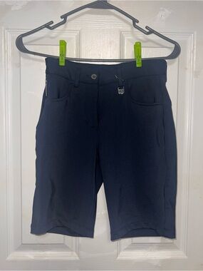 Women's Navy PING golf Shorts
